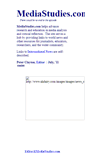 Mobile Screenshot of mediastudies.com